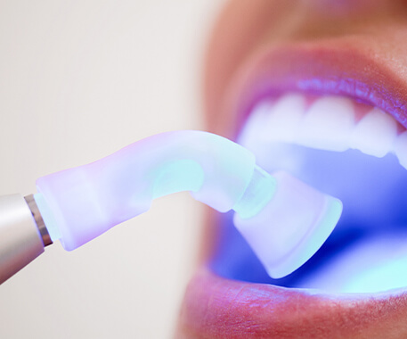 oral cancer screening in progress