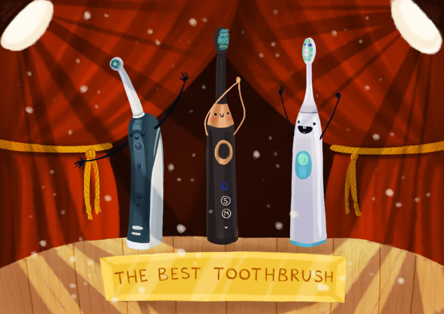 oral health gadgets like electric toothbrushes, oral flossers, apps