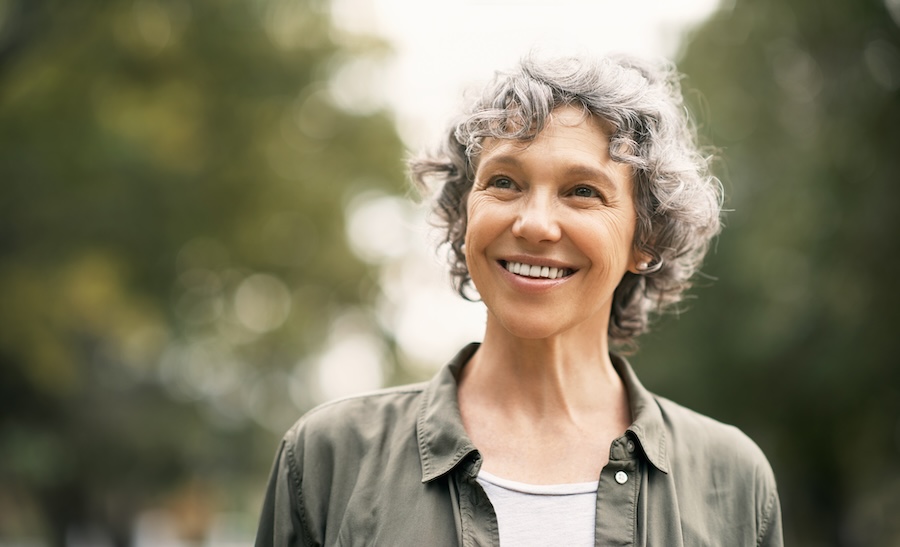 female adult over 60 dental concerns